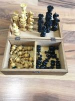 Brettspiele Holz Schach Dame Backgammon Mühle Schachfigu Sachsen - Helbigsdorf Vorschau