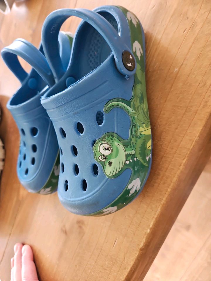 Crocs blau dino 26 in Braunschweig