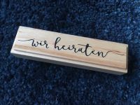 Stempel ‚wir heiraten‘ Hamburg - Bergedorf Vorschau