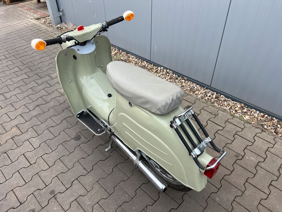 Simson Schwalbe KR51/1 KR51 1974 RESTAURIERT Moped Mofa D129 in Osterweddingen