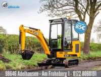 JCB 19C-1 Minibagger inkl 2 Schaufeln mieten Thüringen - Hildburghausen Vorschau