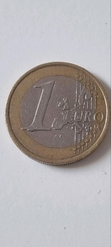 1 Euro Münze in Hamm (Sieg)