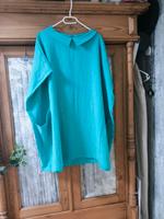 Frieda Leinen Tunika Kleid Überwurf Ibiza Gr Xl - 5Xl aquagrün Westerwaldkreis - Brandscheid Vorschau