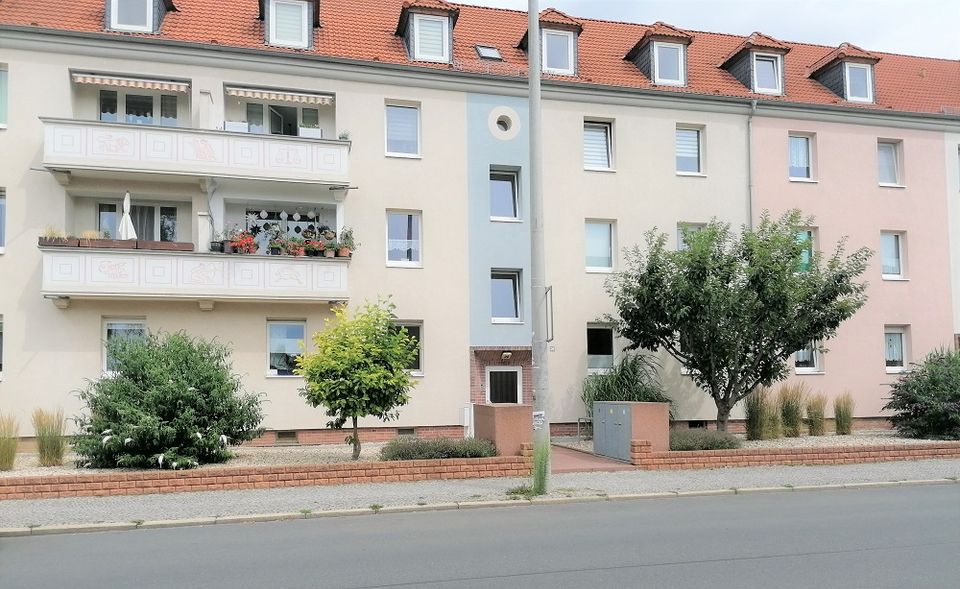Helle und sanierte 3-Raumwohnung mit Balkon sucht Nachmieter in Halle
