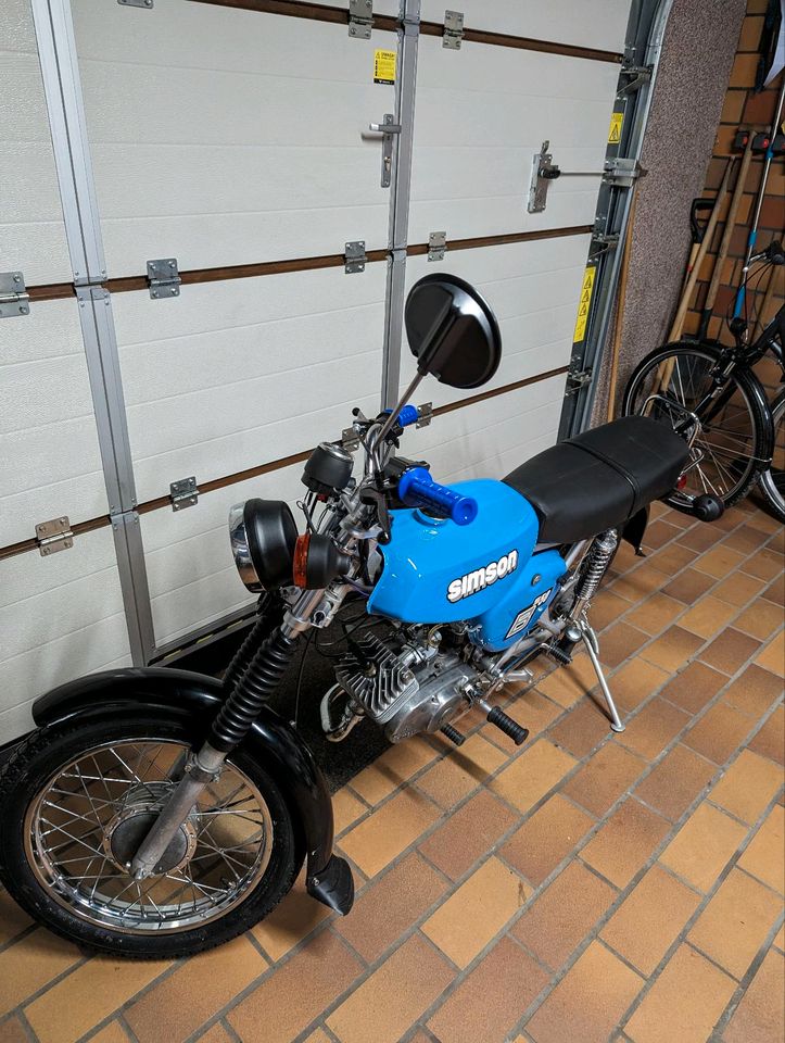 Simson S 50. B in Gartz (Oder)