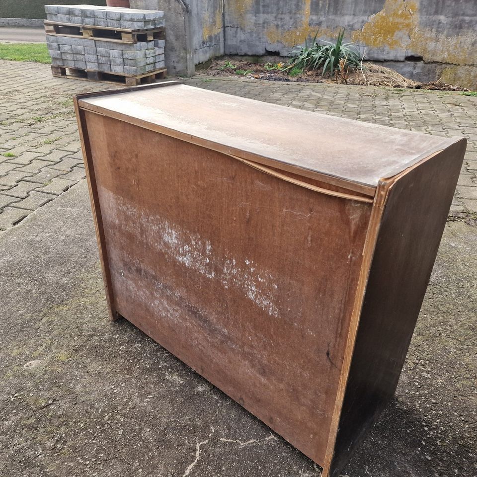 Vintage Wohnzimmerschrank Schrank 60er-Jahre Kommode historisch in Blindheim