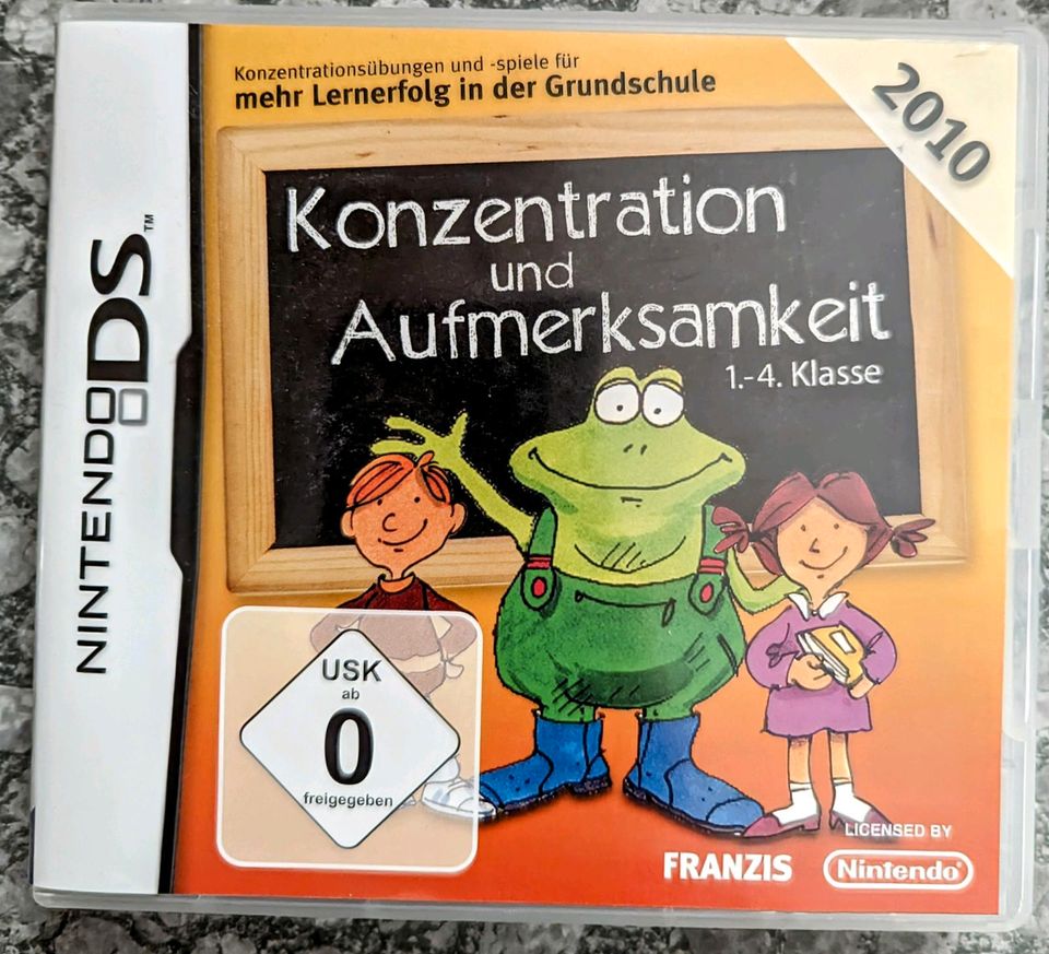 Nintendo DS- Konzentration und Aufmerksamkeit - Klasse 1-4 in Burg Stargard