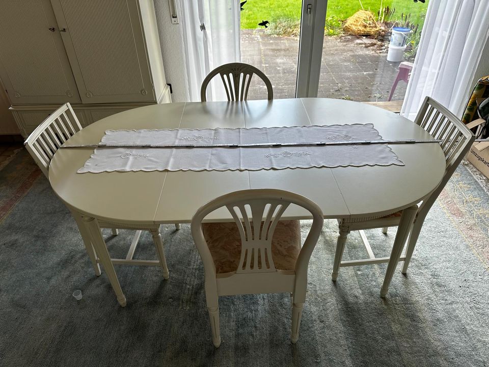 Tisch, Esstisch mit Stühlen zu Verkaufen! in Rhauderfehn