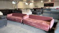 Samt Couch Sofa 3er Sitz Set  Pink ❇️ GRATIS LIEFERUNG ✅ Herzogtum Lauenburg - Geesthacht Vorschau