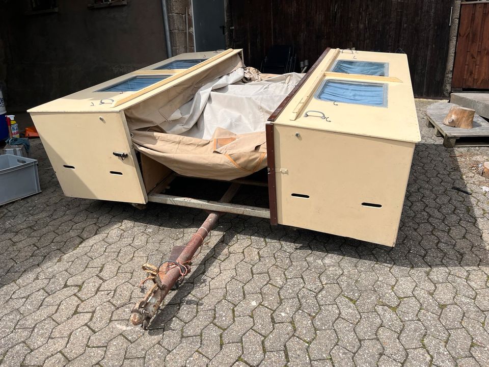 Seltenen Faltwohnwagen Klappwohnwagen Oldtimer Wohnwagen Tausch in Siebenbach