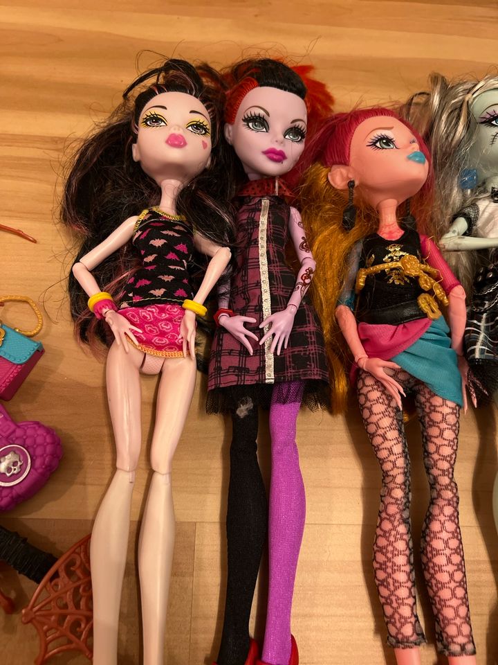 Monster High  Puppen Konvolut in Höchberg