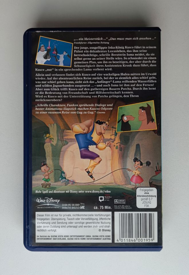 Walt Disney - Ein Königreich für ein Lama [VHS] Videokassette in Oer-Erkenschwick