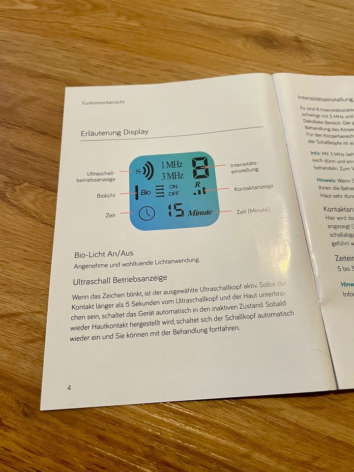 Kosmetisches Ultraschallgerät (gegen Falten, Akne, …) in Neuss