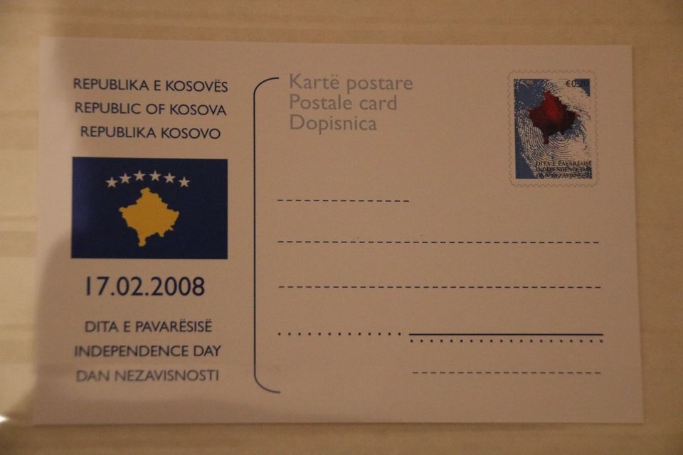 Briefmarken Kosovo 2000 - 2011 & Sonderbelege echt gelaufene Brie in Bielefeld