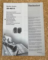 Technics sb-m01 Anleitung (inclusive Versand) Nordrhein-Westfalen - Goch Vorschau