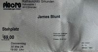 2x James Blunt Karten Gmunden Bayern - Straubing Vorschau