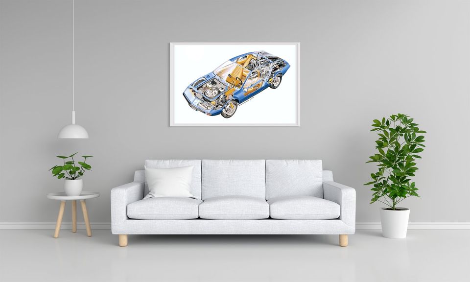 Renault Alpine A310 Schnittbild Kunstdruck Poster 100x70cm €35.-* in Gifhorn