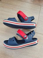 Schuhe Kids Crocband Sandale Kinder Größe 27-28 blau rot Hessen - Bad Zwesten Vorschau