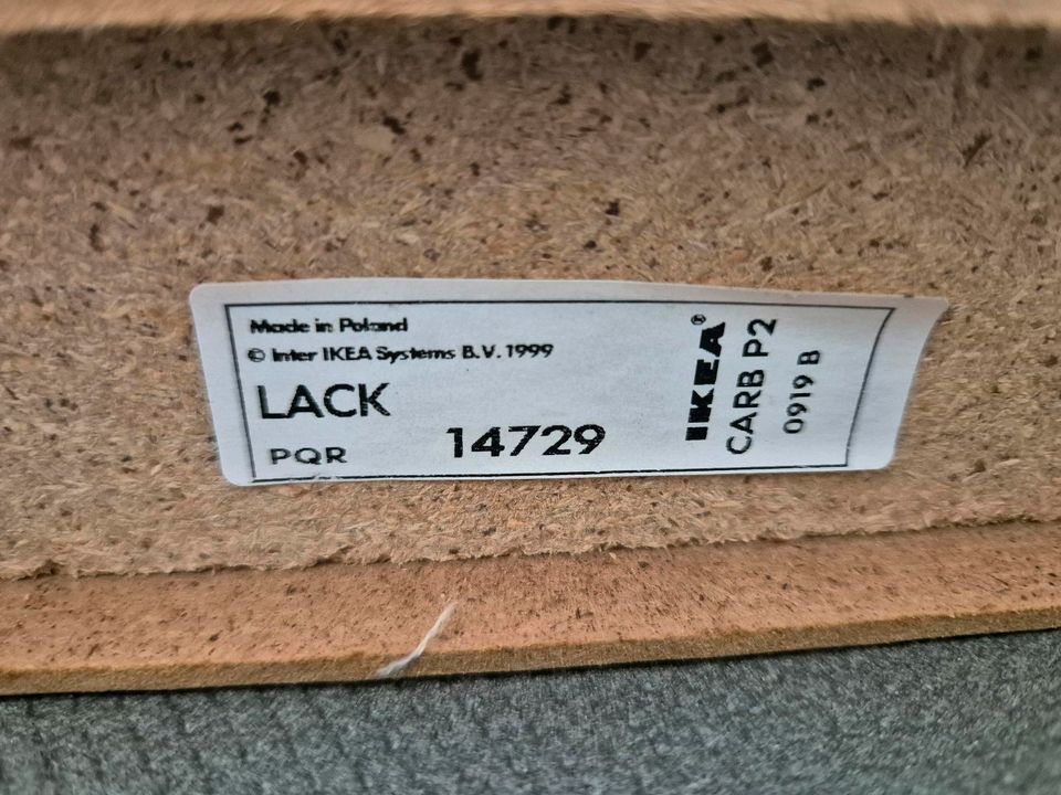 Ikea Lack schwebendes Regal in Beige in Bruchköbel