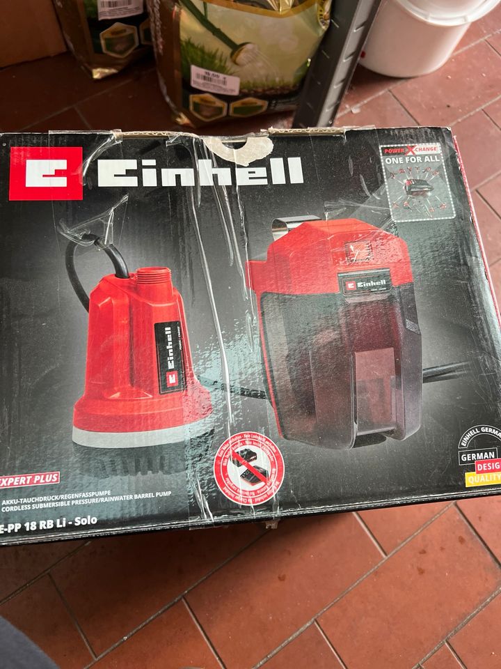 Einhell Garten Wasserpumpe GE-PP 18 RB Li - Solo 2bar ohne Akku in  Niedersachsen - Hemslingen | eBay Kleinanzeigen ist jetzt Kleinanzeigen