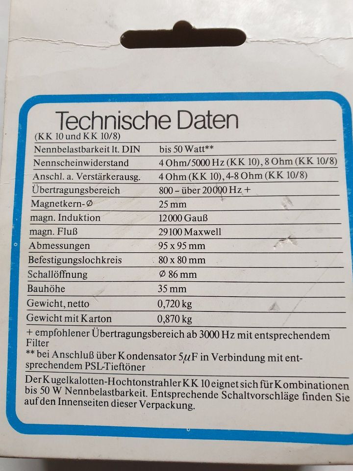 Scan Speak Tiefmitteltöner 15w/8531 13M/8636 Isophon KK10 ab in Mainz