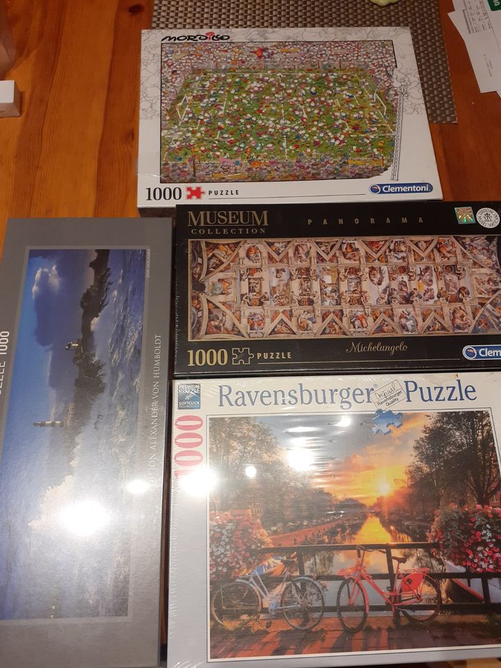 1000-Teile-Puzzle Sammlung (noch eingeschweißt) in Kornwestheim