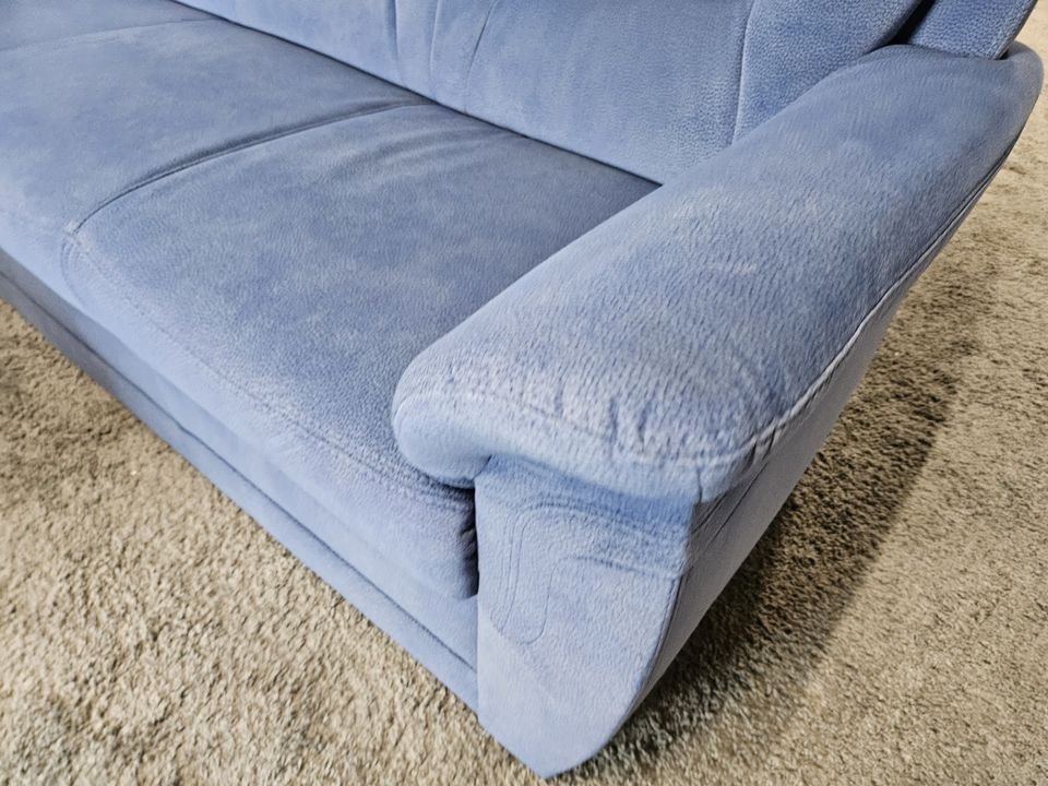 NEU Couch Wohnlandschaft Ecksofa 2.Wahl mit Hocker Aqua Clean 83% in Bocholt