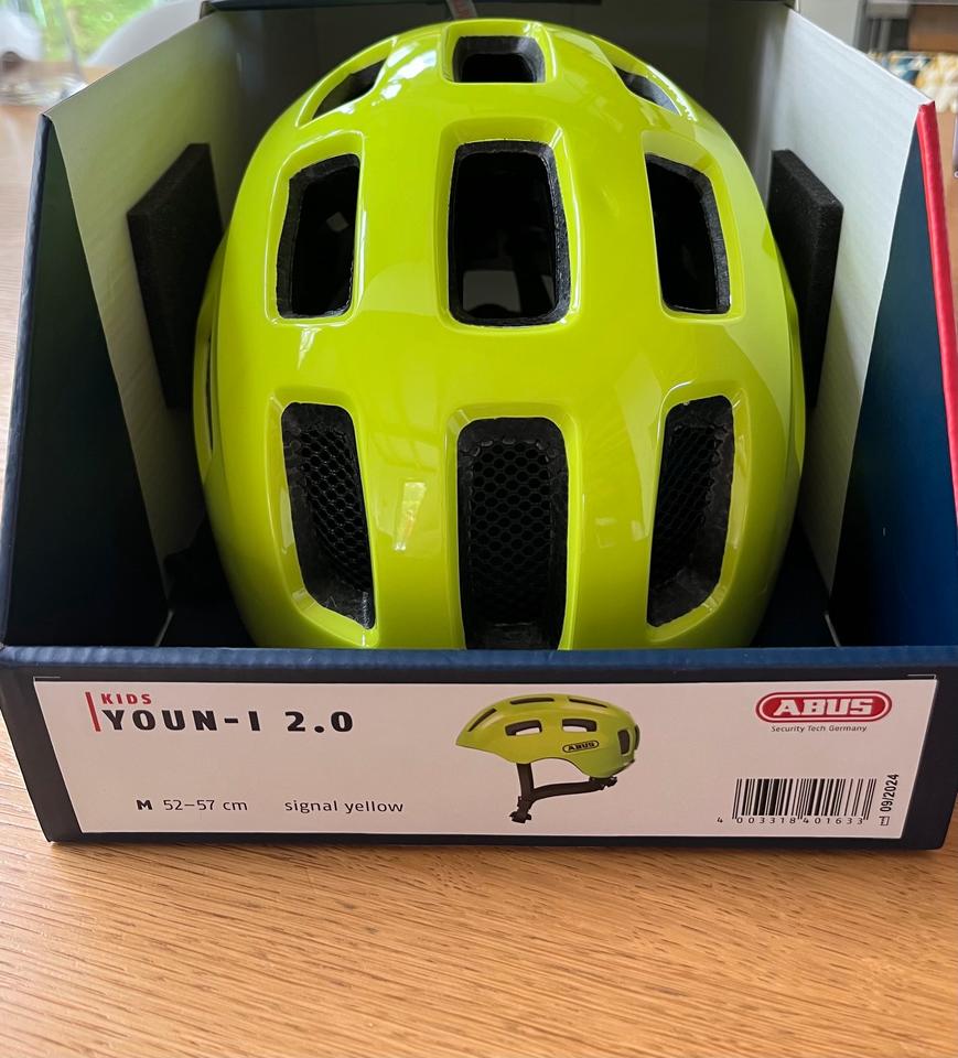 *NEU* Abus Youn-I 2.0 Fahrradhelm M 52-57 cm Signal yellow gelb in Fulda