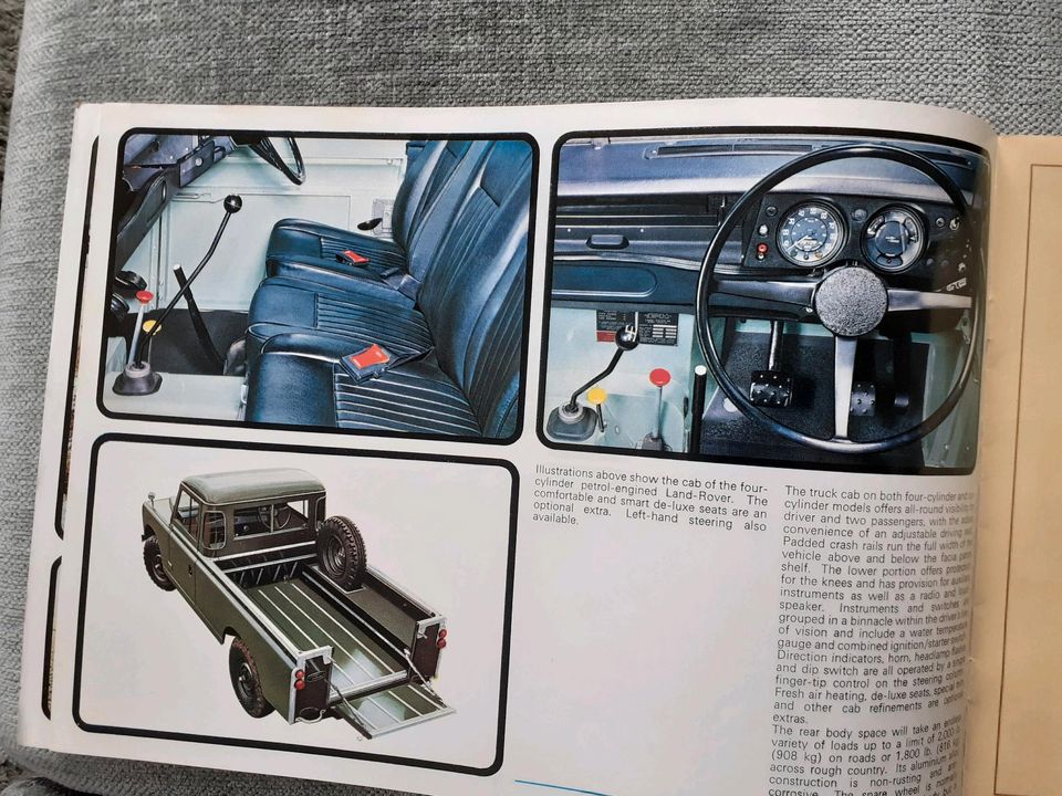Prospekt Land Rover 109 von 1973 in Ibbenbüren