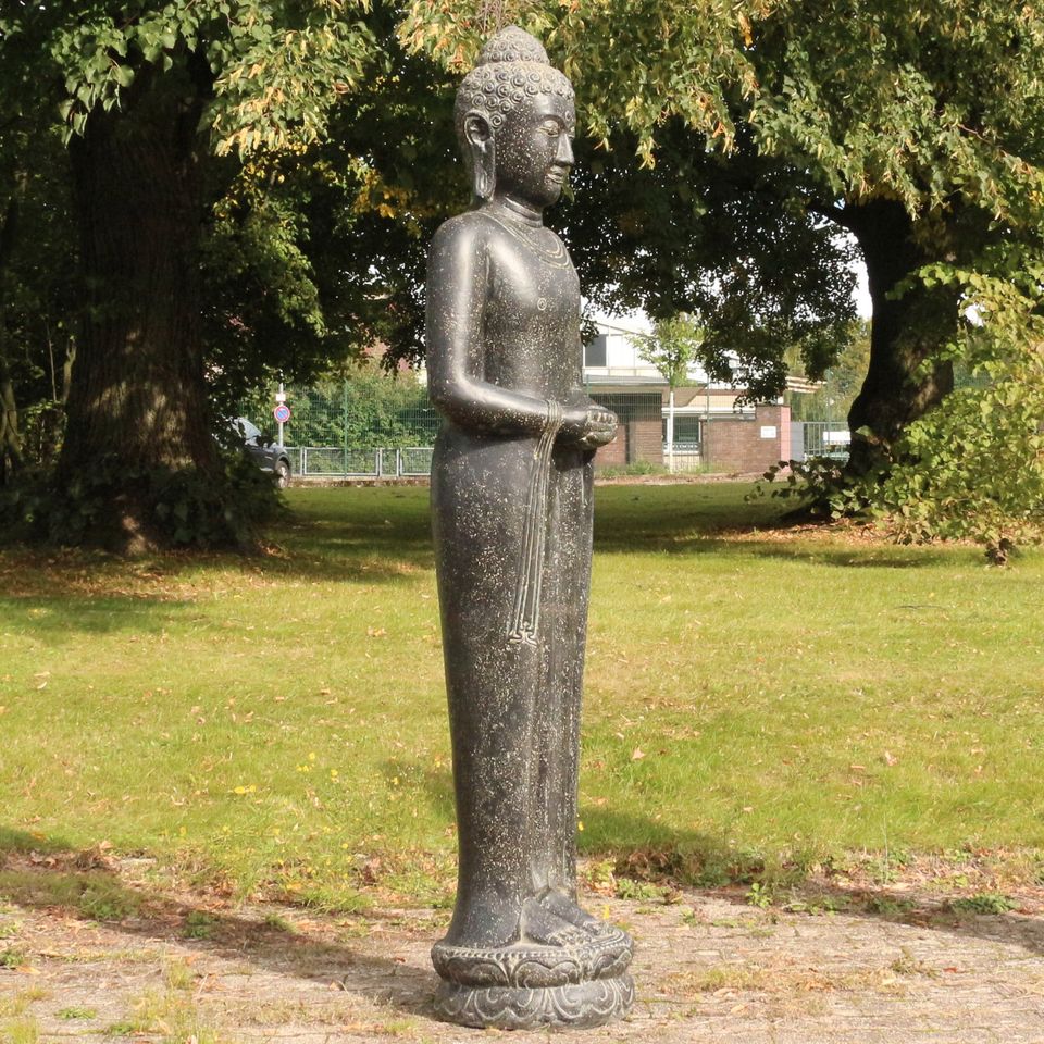 XXL Buddha Statue Lebensgroß Gartenfigur Meditation 190 cm in Bochum