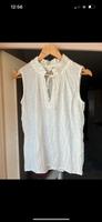 H&M Plumetis Bluse Creme weiß S 36 Blusentop Saarland - Spiesen-Elversberg Vorschau