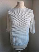 Strickpullover Pullover Lochoptik Gr. L/XL weiß cropped Düsseldorf - Hassels Vorschau