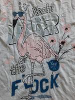 Tredy Shirt 38-40 TOP  Flamingo Zipfel M/L grau rosa Nordrhein-Westfalen - Hürth Vorschau