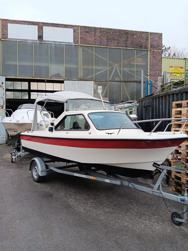 Motorboot Hille Roda 16 Favorit 475 Bj.2000 mit 40PS Honda 4 Takt in Dortmund