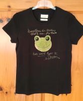 T-Shirt schwarz mit Froschkopf Aufdruck, Gr 40 Sendling - Obersendling Vorschau