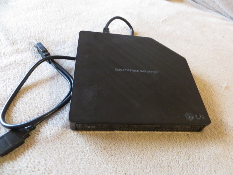 LG HP Slim tragbar Portable DVD Writer Brenner  GP30NB40 Notebook in Wörrstadt