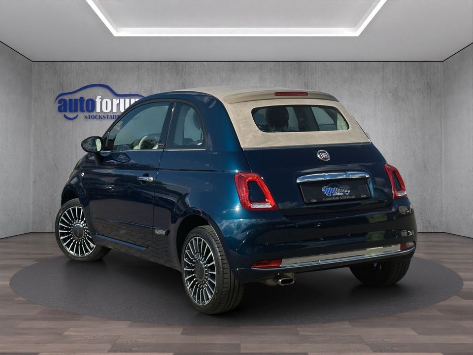 Fiat 500C Cabrio Lounge AUTOMATIK EINPARKHILFE ALU in Stockstadt