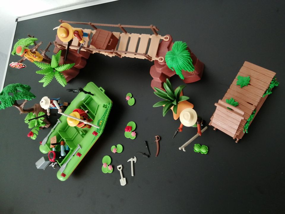 Playmobil Dschungel Fluss-Piraten Konvolut in Meckenheim