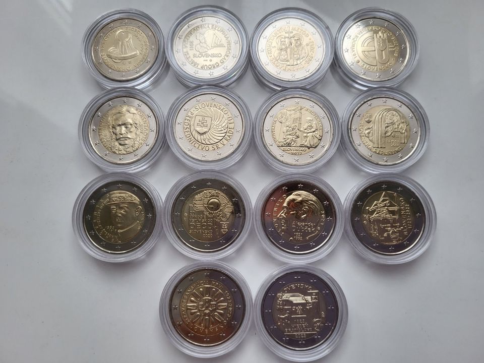 2 Euro Münze Slowakei aus Rolle bankfrisch unzirkuliert in Nürnberg (Mittelfr)