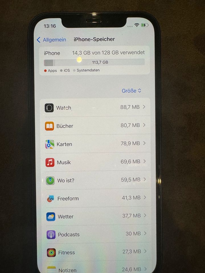 iPhone 12, 128GB Blau in Freystadt