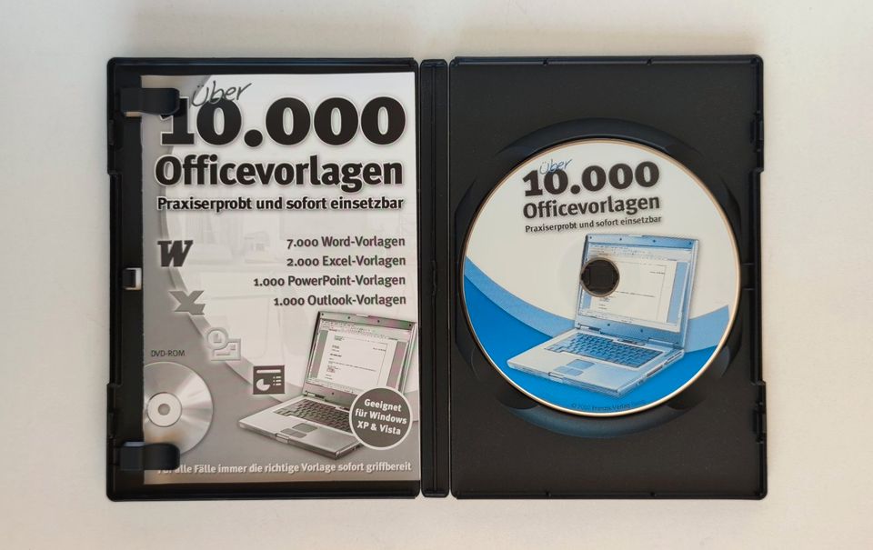 10.000 Office-Vorlagen Word Excel PowerPoint Outlook [DVD] WinXP in Oer-Erkenschwick