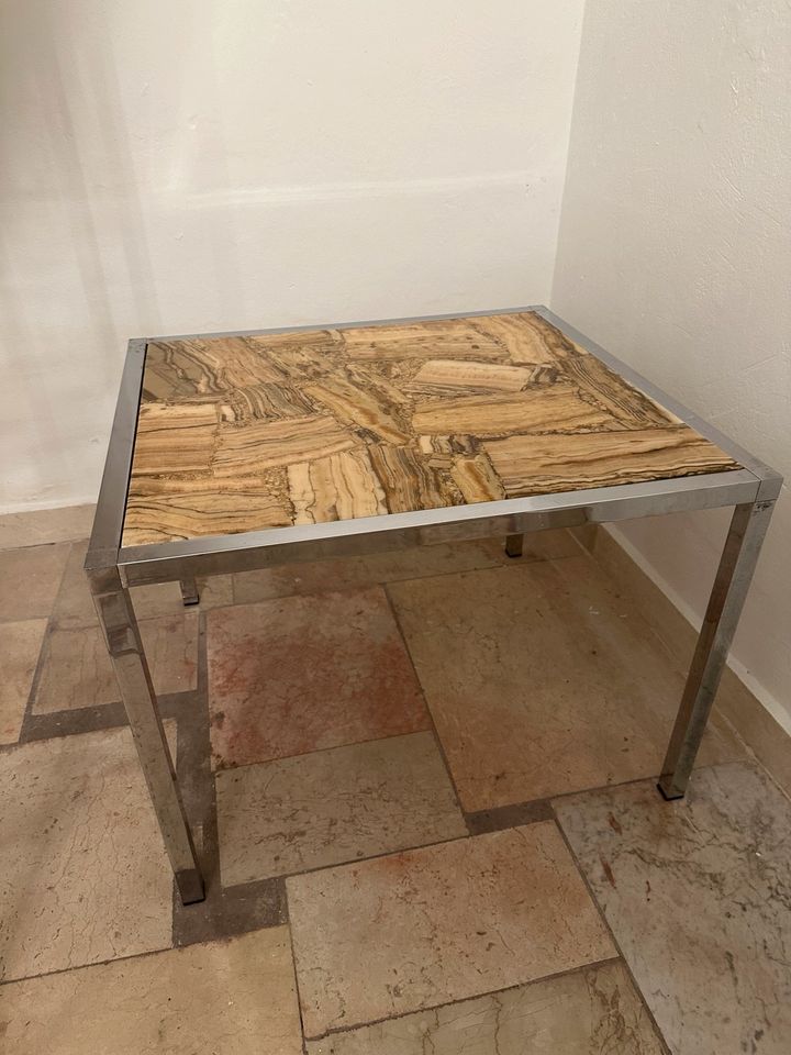 Sofa Couchtisch Marmor Tisch quadratisch ca 80 x 80 in Nürnberg (Mittelfr)