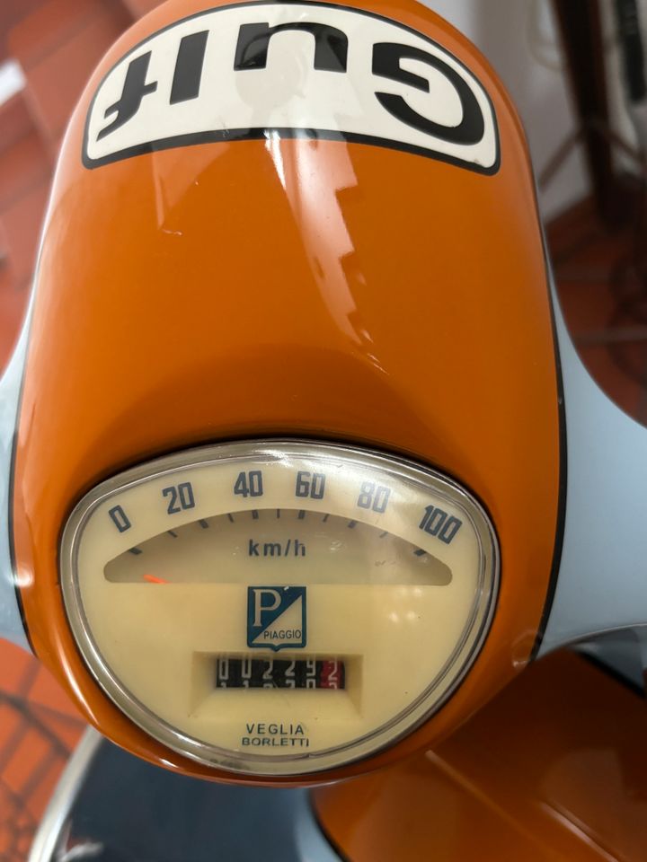 Vespa V50 Rundlicht Gulf SS Style Smallframe V5SA1T in Pulheim