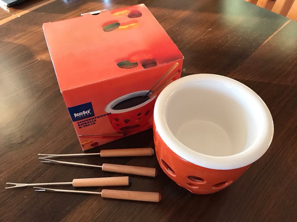 Schokoladen Fondue Set neuwertig in Neufahrn