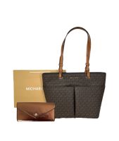 Michael Kors Tasche Geldbeutel Portmonee Jet Set Bedford Braun Hessen - Reiskirchen Vorschau