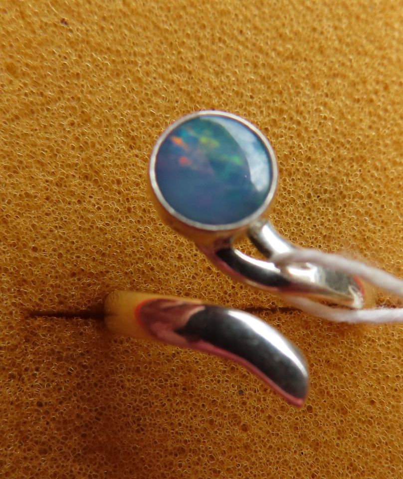 Ring Silber mit Opal 17 mm #1B88 in Köln