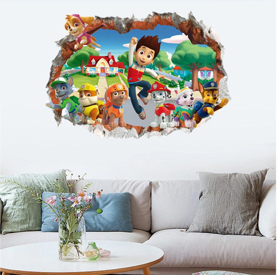 Paw Patrol Wandtattoo Sticker Kinderzimmer Wand Wandaufkleber in Bremen