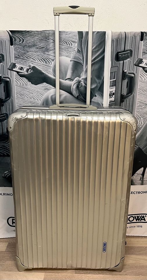 Rimowa Silver Integral Trolley XL Alukoffer Koffer TSA in Sinzig