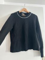 Schwarzer Pullover mit Strass Rundhalsausschnitt Pailletten H&M Berlin - Tempelhof Vorschau