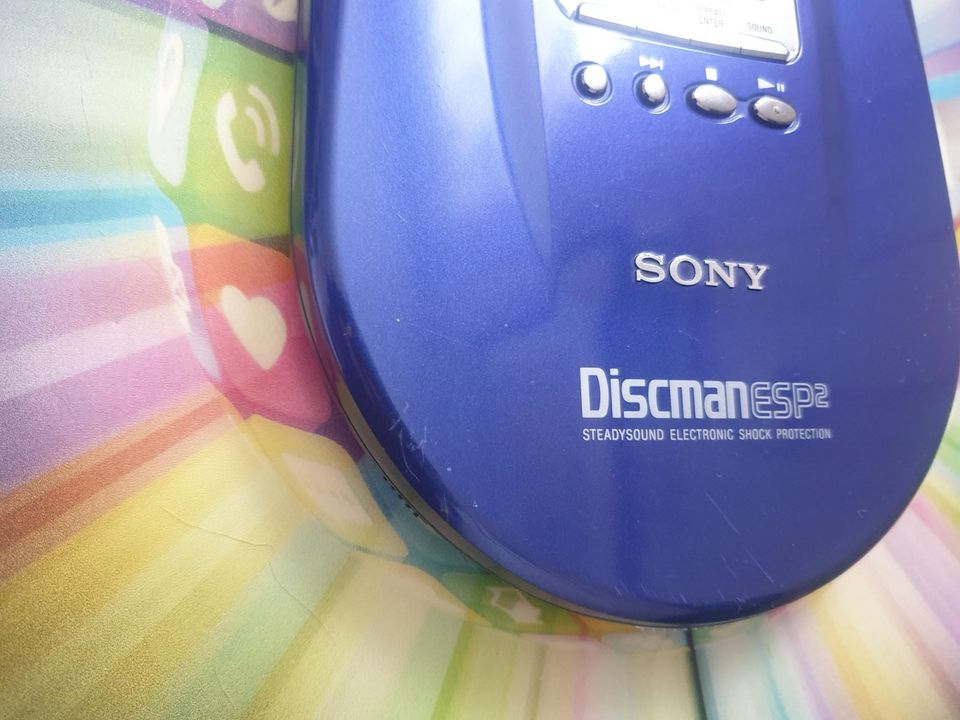 Sony Discman ESP2 D-E775 1998 Blue in Koblenz